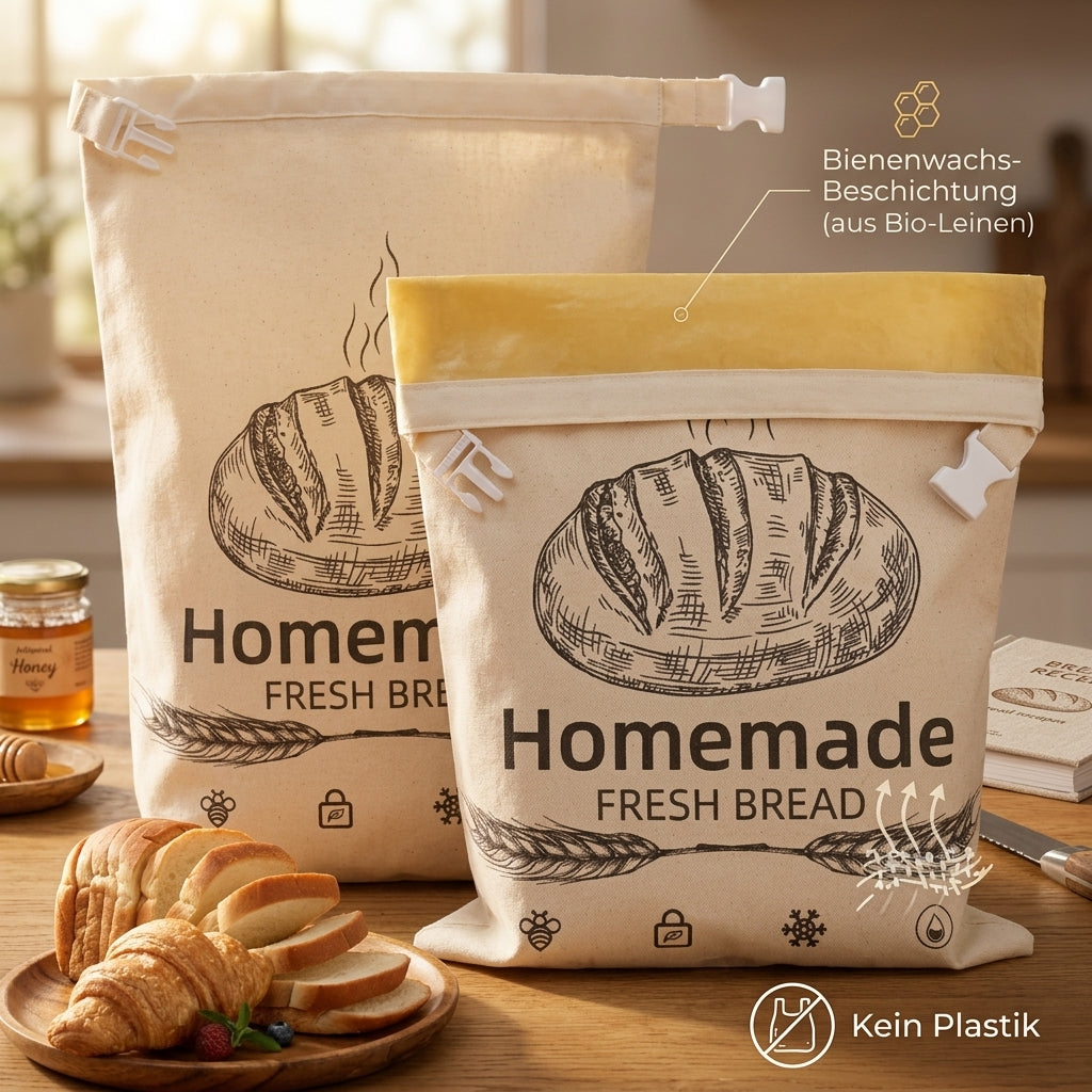 BeeBredix Bienenwachs Brotbeutel
