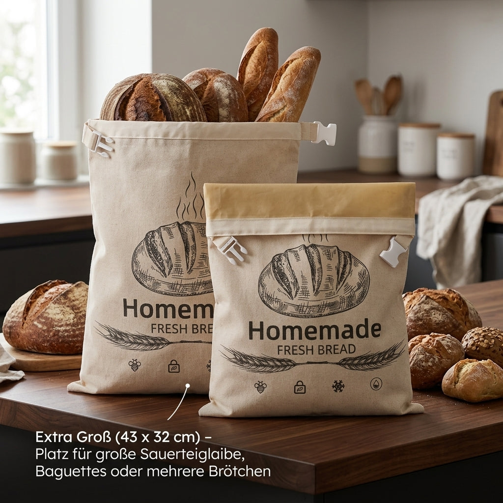 BeeBredix Bienenwachs Brotbeutel