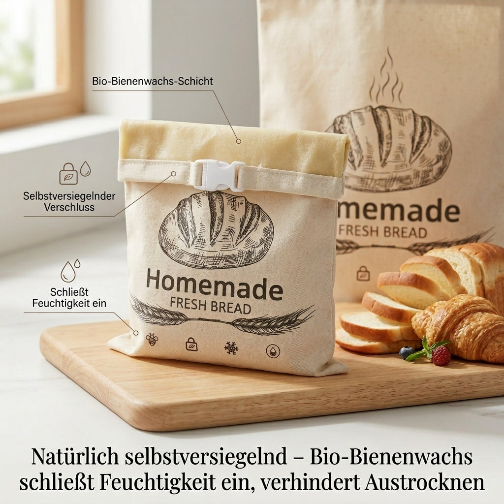 BeeBredix Bienenwachs Brotbeutel