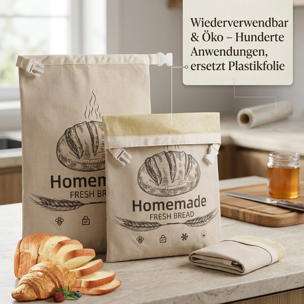 BeeBredix Bienenwachs Brotbeutel