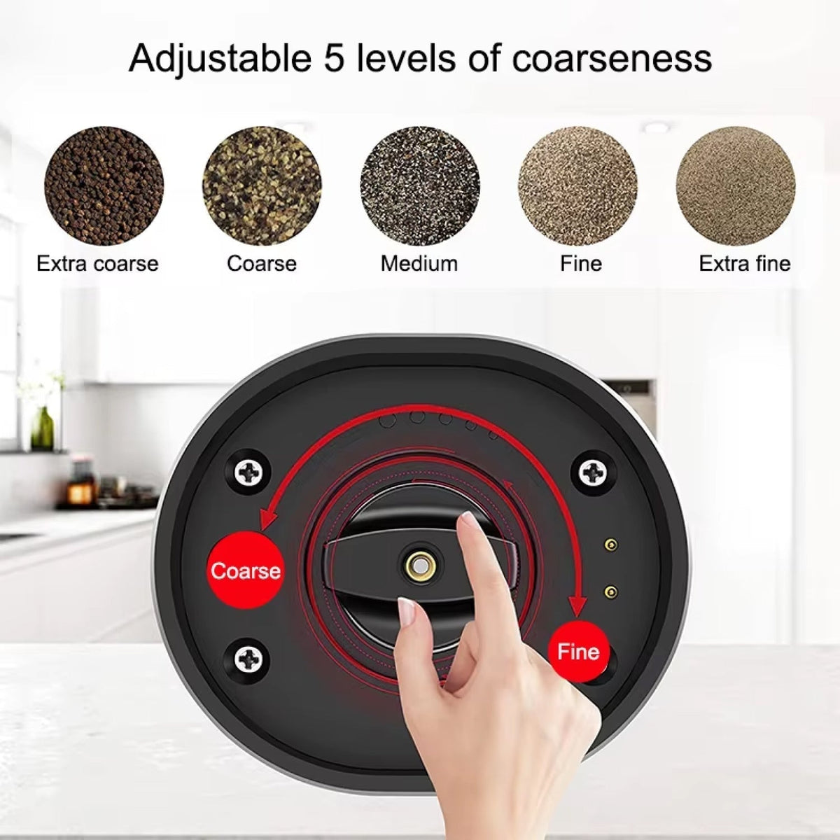 CoFlavet Electric Salt And Pepper Grinder
