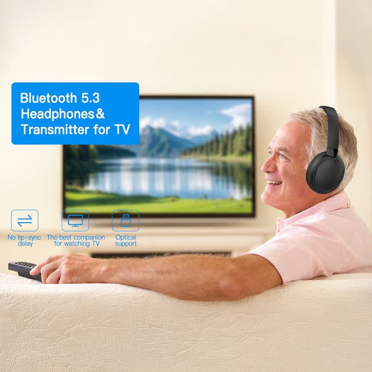 CozeTone TV Headphones