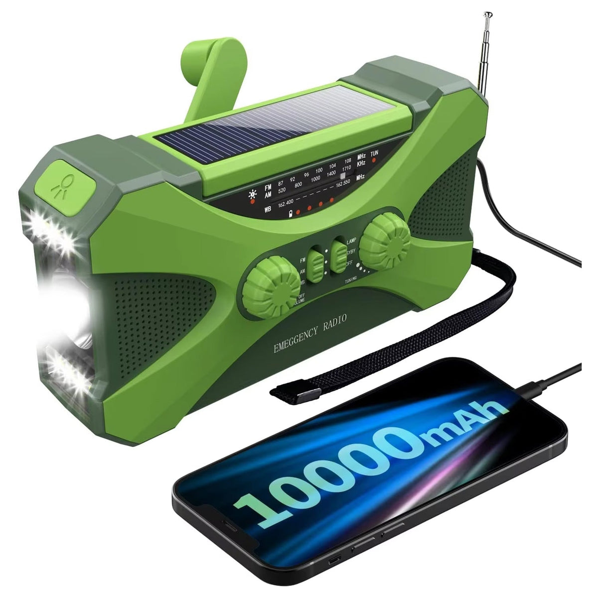CrisyCom Kurbelradio