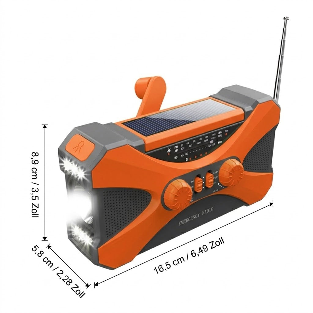 CrisyCom Kurbelradio