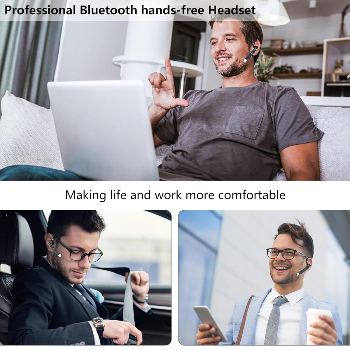 EzyTalux Hands Free Headset