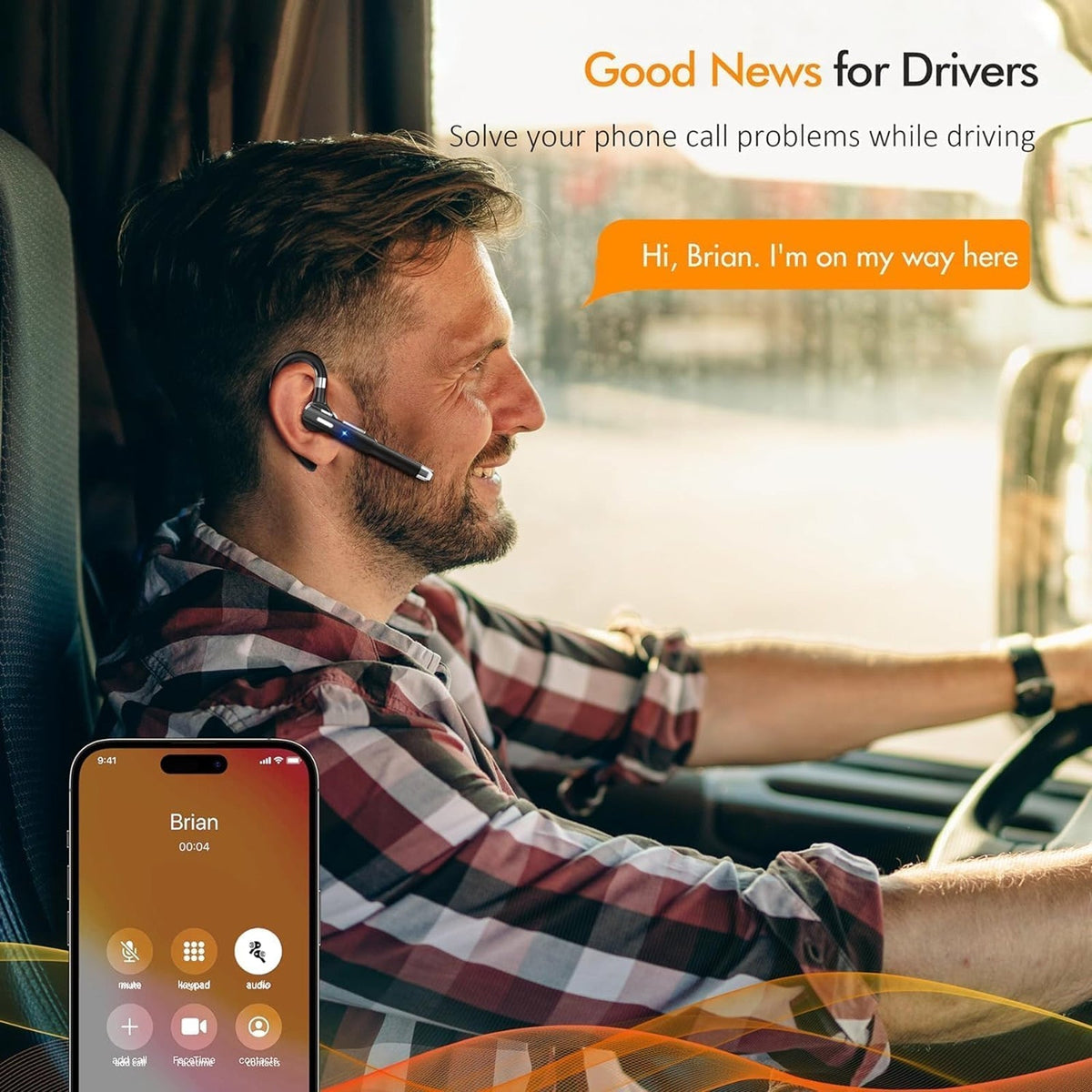 EzyTalux Hands Free Headset