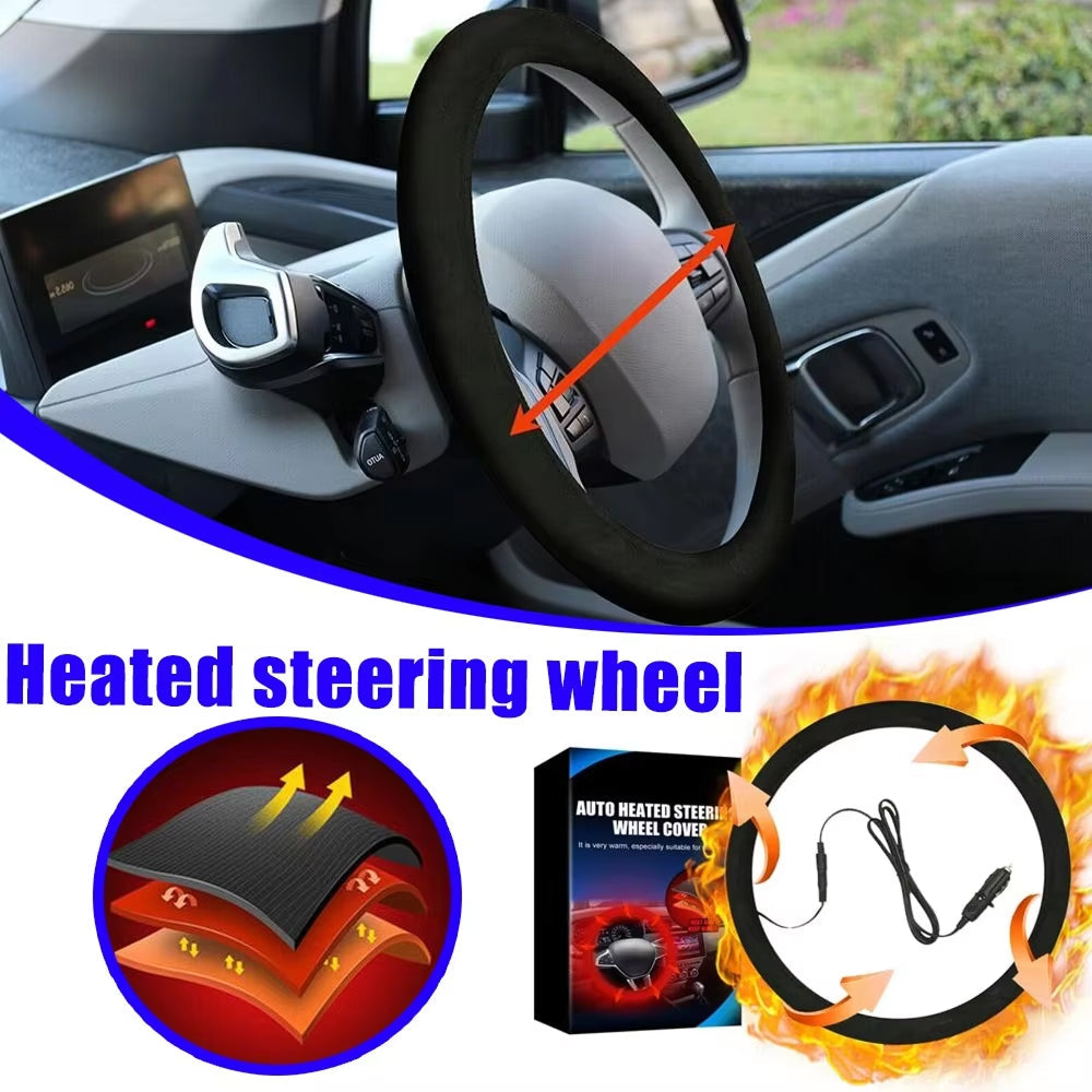 GripyHeat Heated Steering Wheel Cover