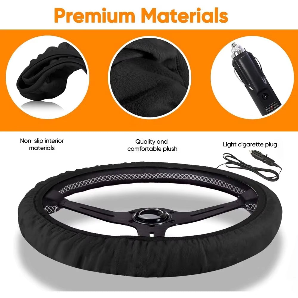 GripyHeat Heated Steering Wheel Cover