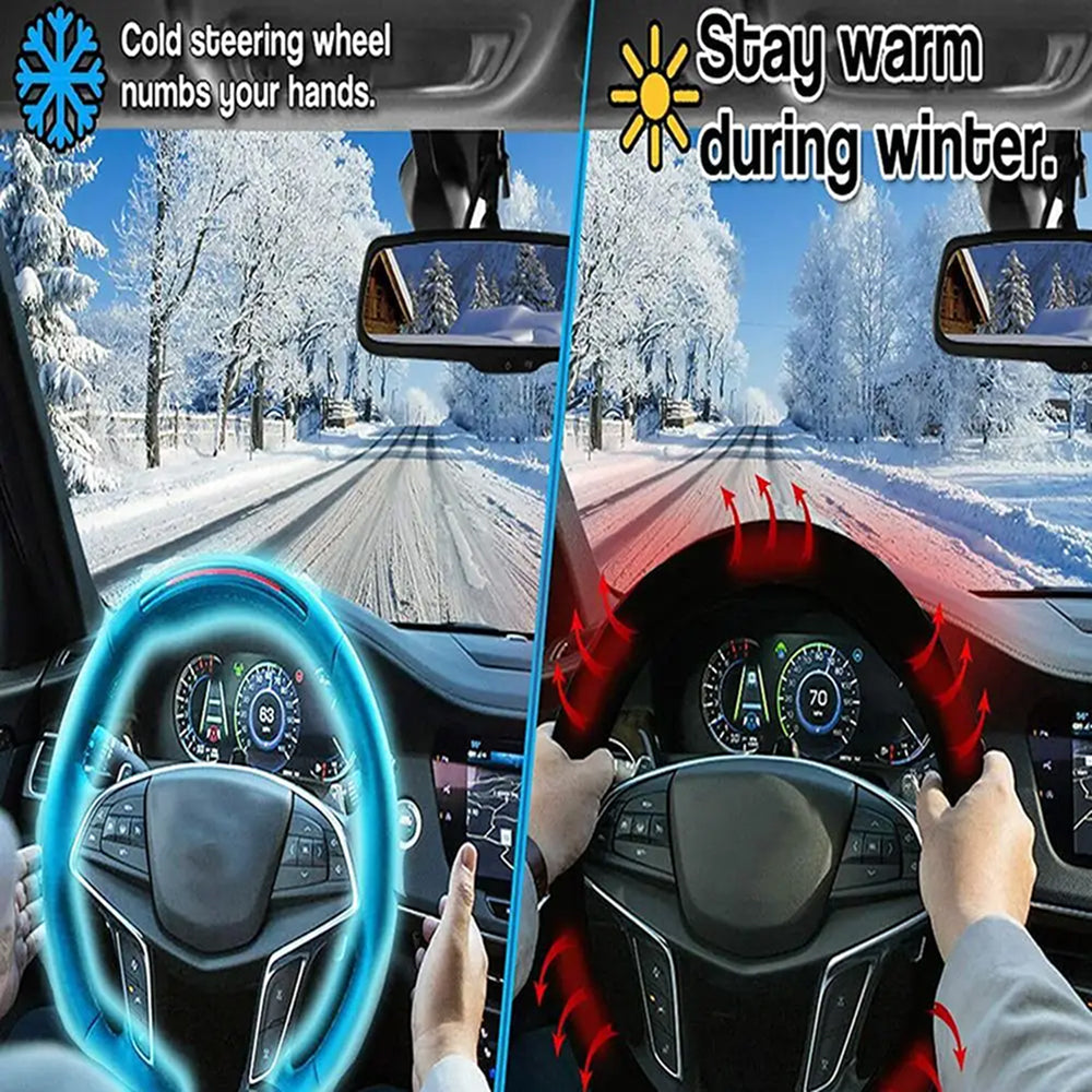 GripyHeat Heated Steering Wheel Cover