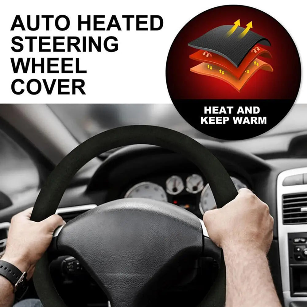 GripyHeat Heated Steering Wheel Cover