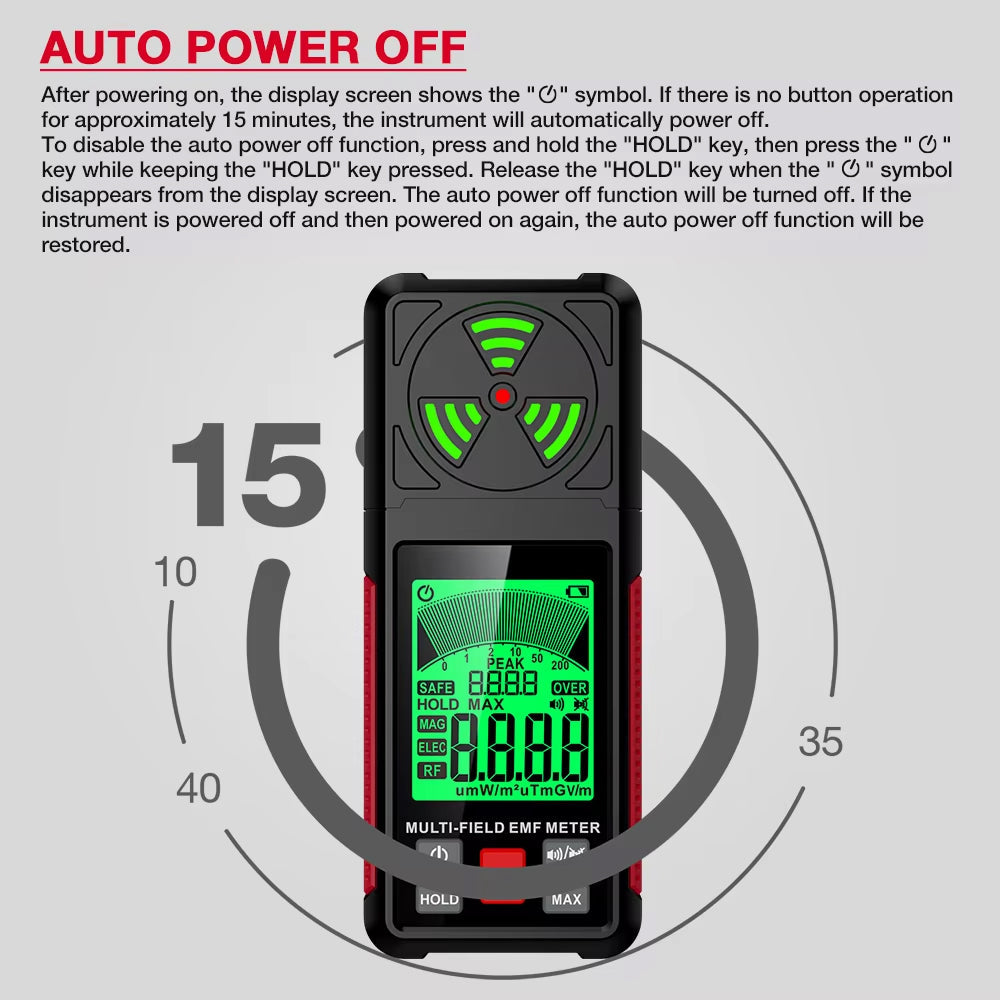 Poltrxi EMF-Messgerät