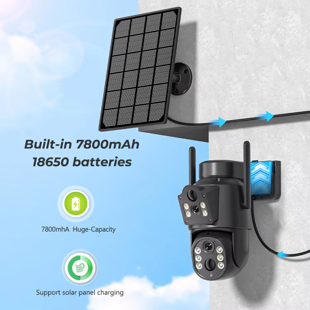 SuniXpert Solarbetriebene Überwachungskamera