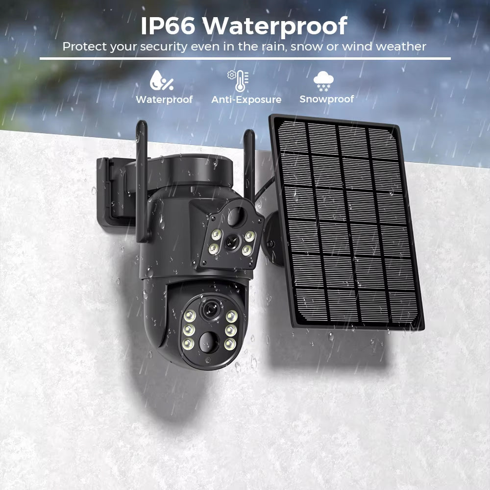 SuniXpert Solarbetriebene Überwachungskamera