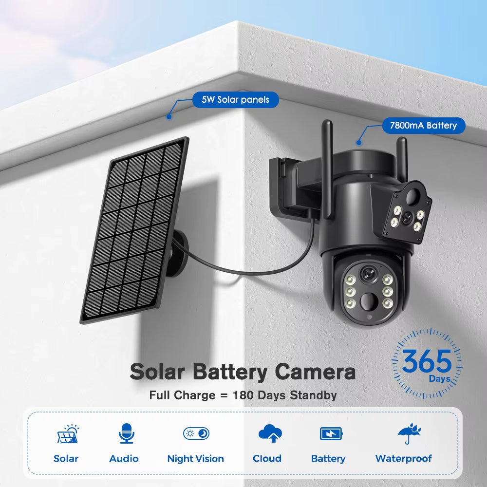 SuniXpert Solarbetriebene Überwachungskamera