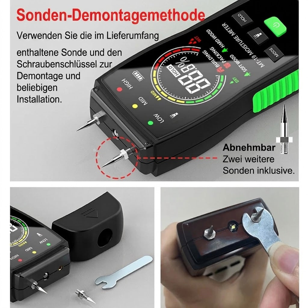 WomiTero Holzfeuchtemessgerät